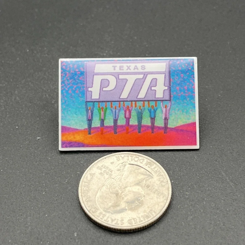 Texas PTA Parent Teacher Association Lapel‎ Hat Pin